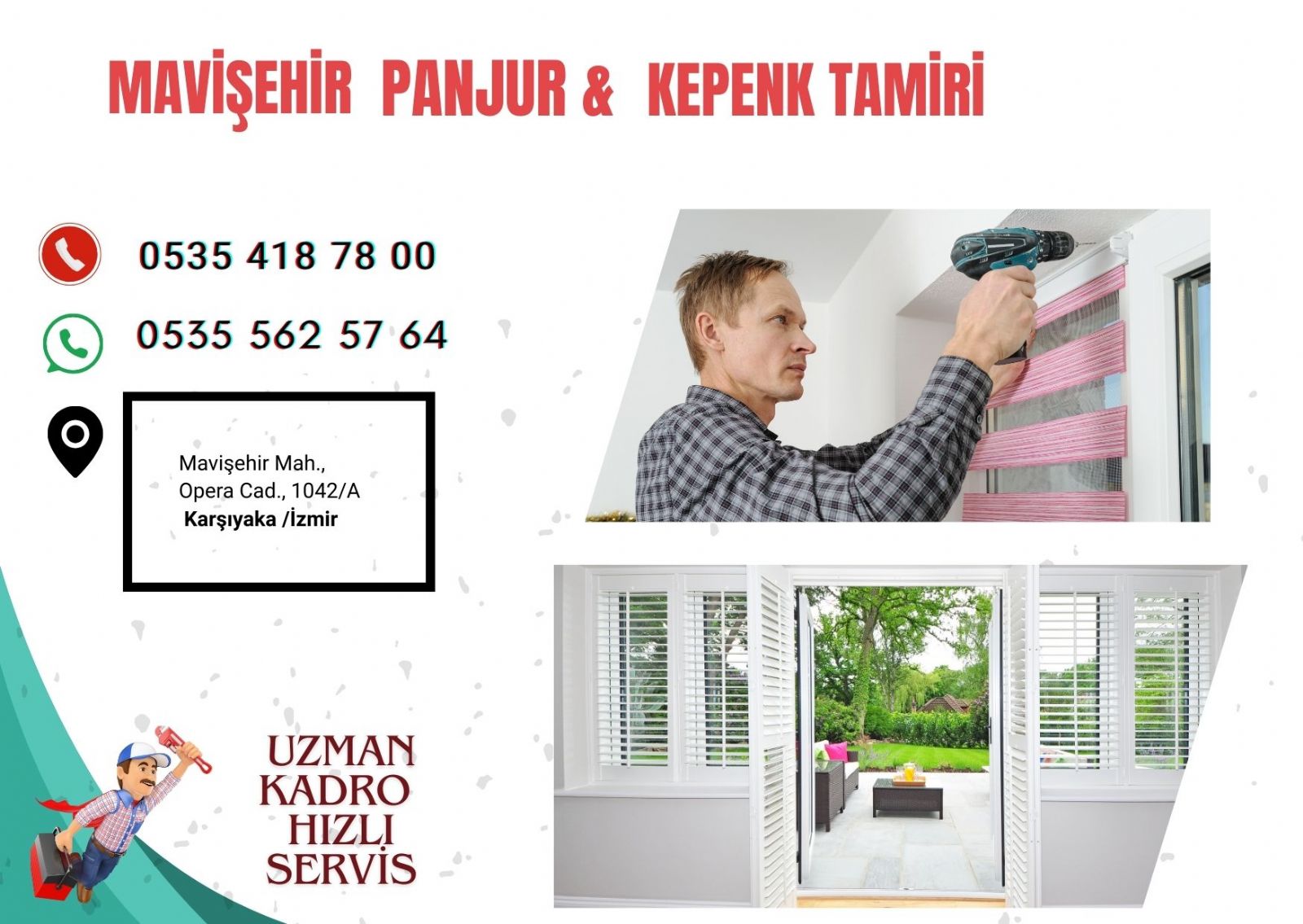 Mavişehir Panjur  Kepenk Tamiri